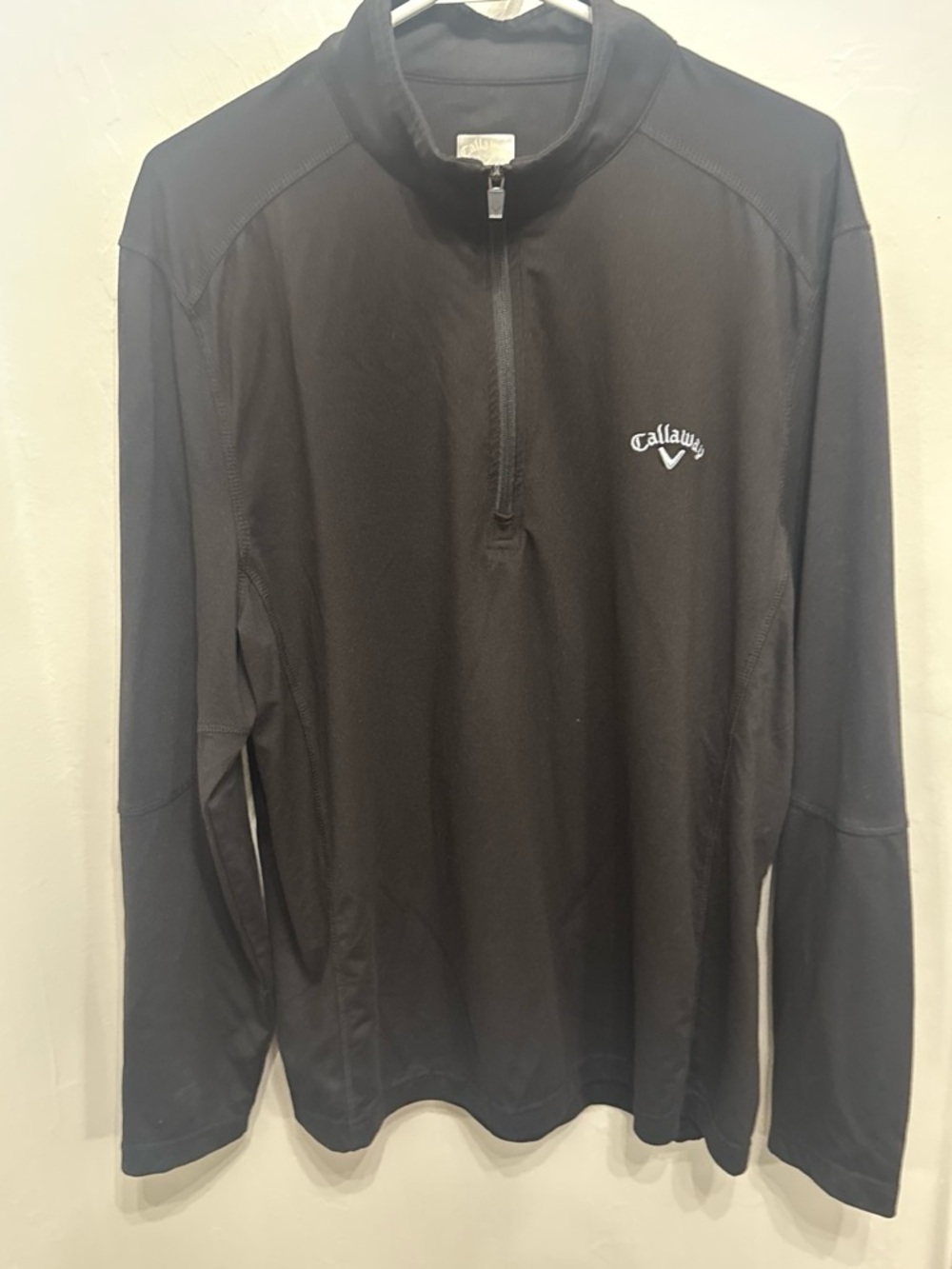 Callaway Black Long-Sleeve Quarter-Zip Performance Jacket